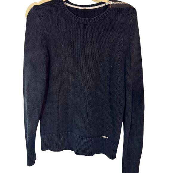 Lauren Ralph Lauren Heavy Knit Black Sweater - Picture 2 of 12